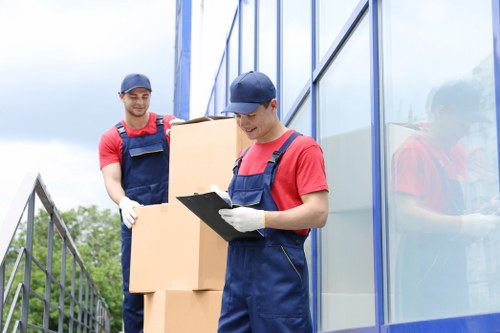 Careful loading of items for a Bermondsey man with a van move