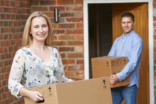 Local office moving team handling access and loading in Bermondsey