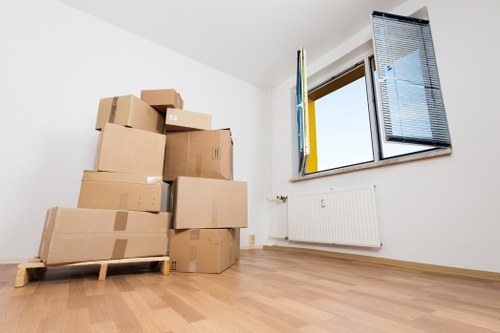 Furniture and boxes being transported by a Bermondsey man and van