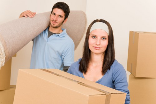 Organised moving supplies prepared for packing and unpacking services in Bermondsey